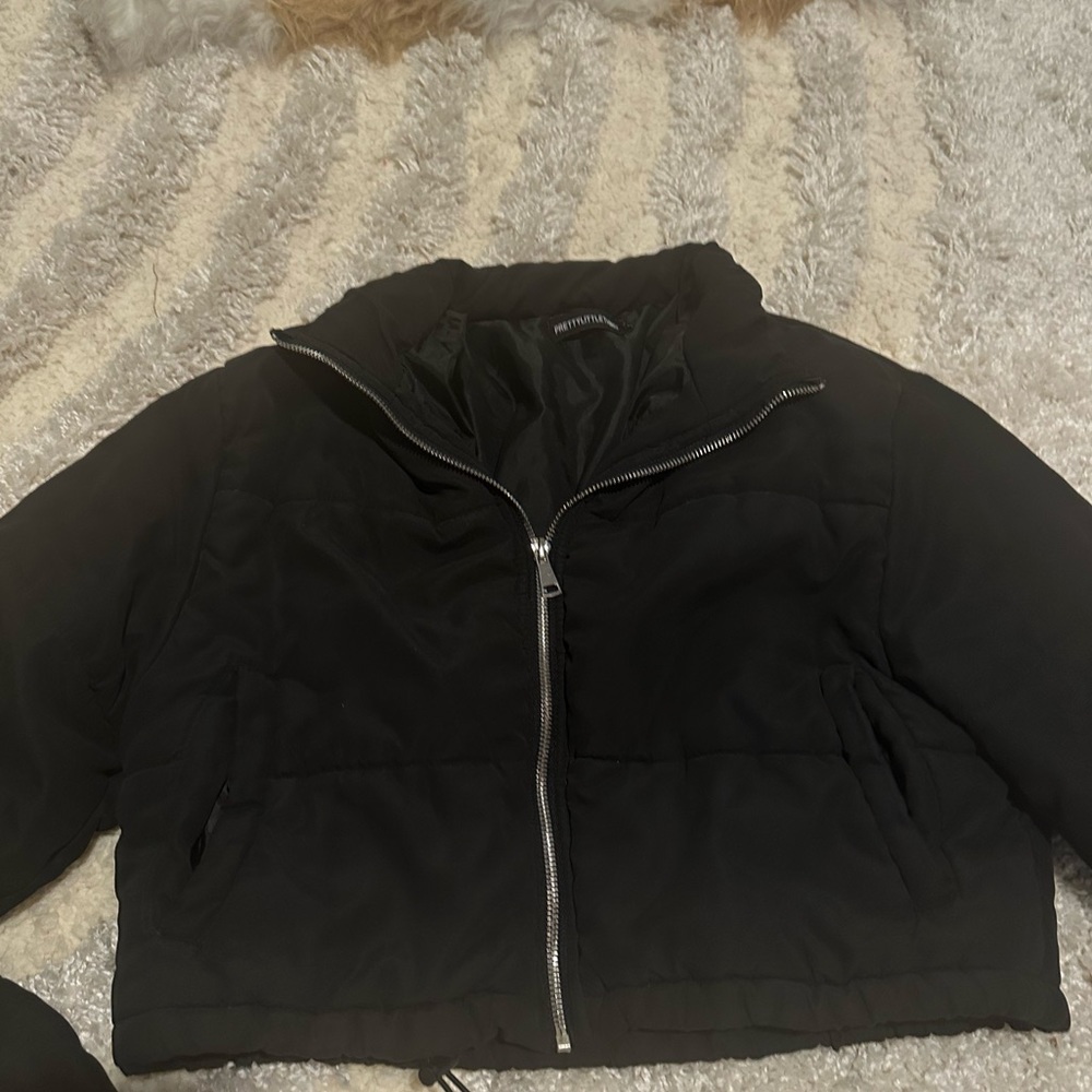PLT black puffer jacket